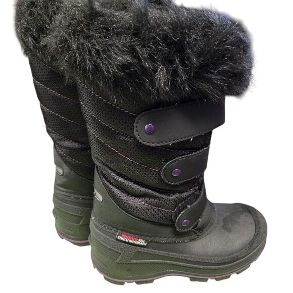 Kids Snow Boots made in Canadian Waterproof Winter Warm Lined Ski size 2 - Picture 15 of 16